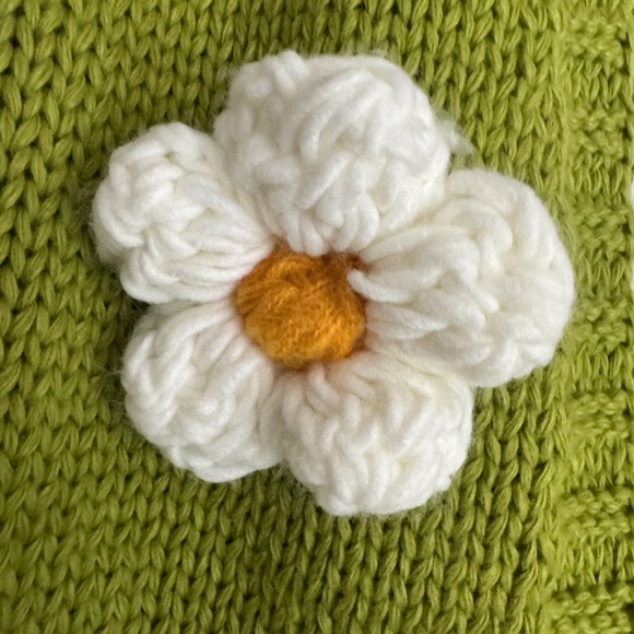 Cute Green Flowered Cardigan by New In sz S - Picture 6 of 7